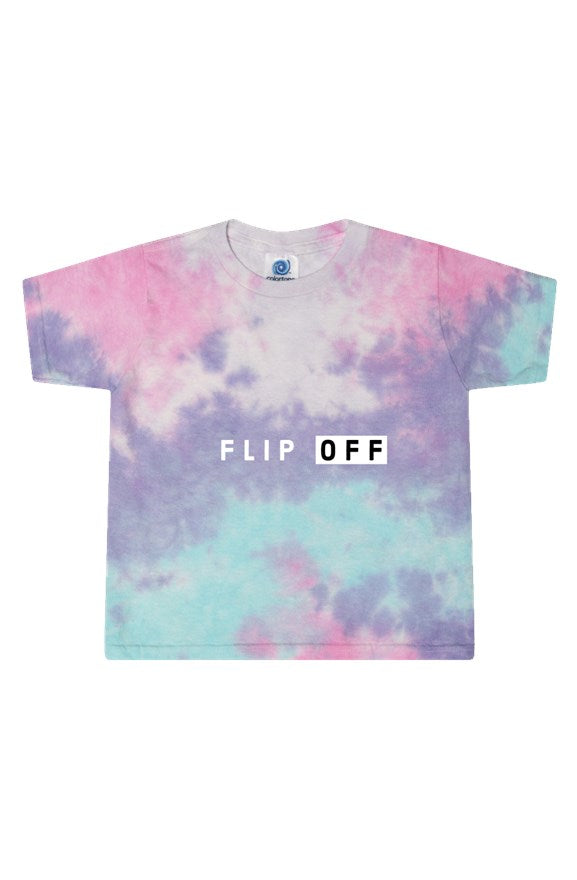 Tie-Dye Cotton Candy Ladies' Cropped T-Shirt