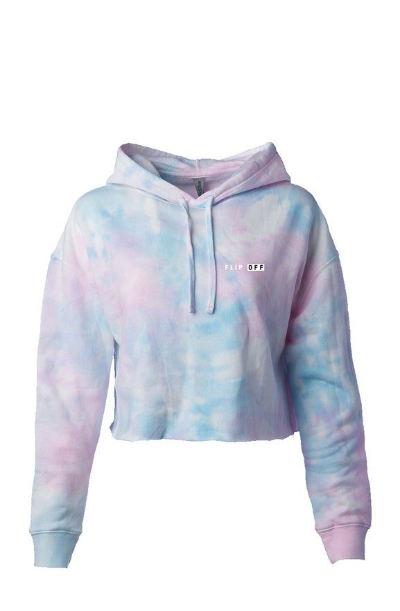 Season 1 Tie Dye Crop Top Hoodie