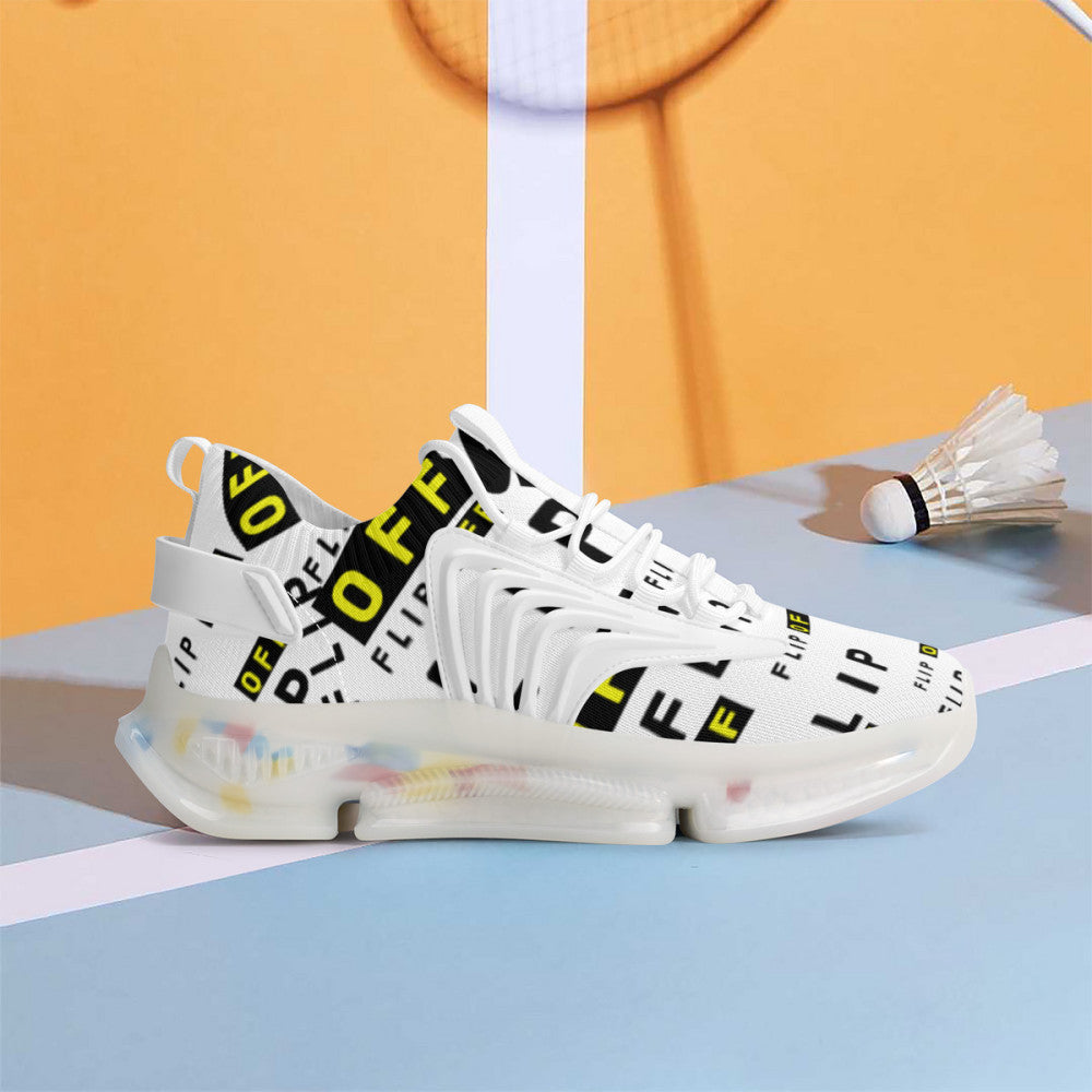 Flip Off | AirFoam React V1 | Classic White |