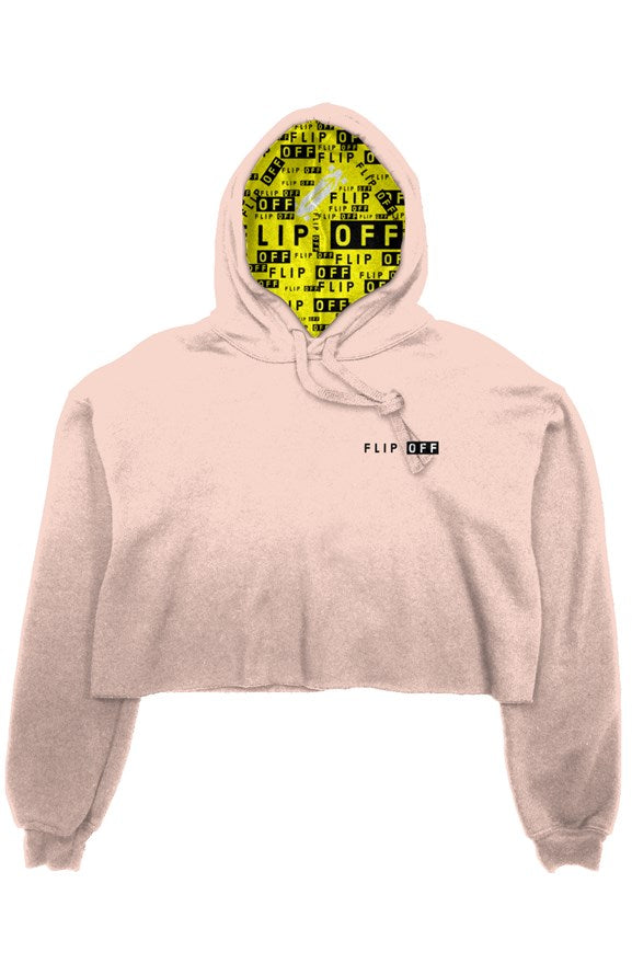 Season 1 Woman crop fleece hoodie