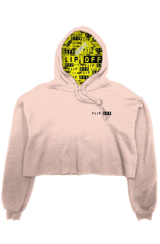 Season 1 Woman crop fleece hoodie