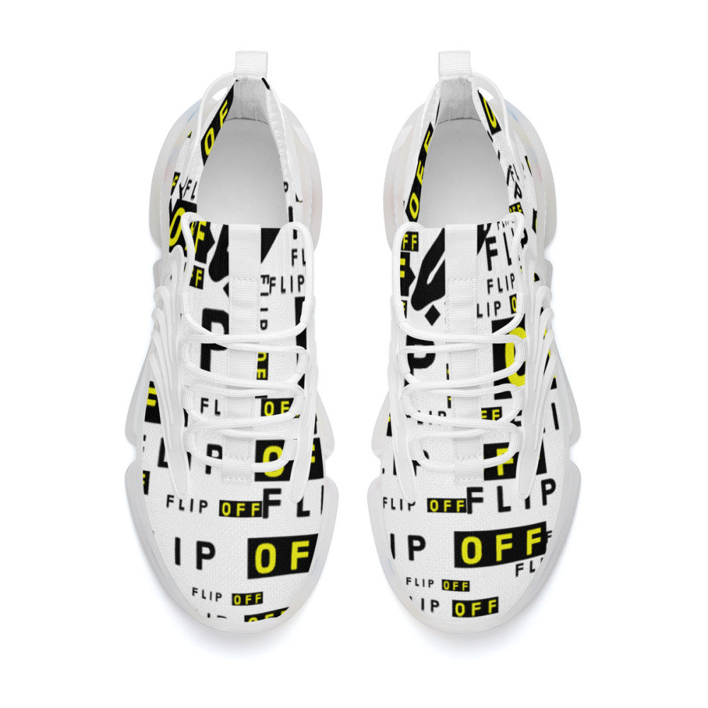 Flip Off | AirFoam React V1 | Classic White |