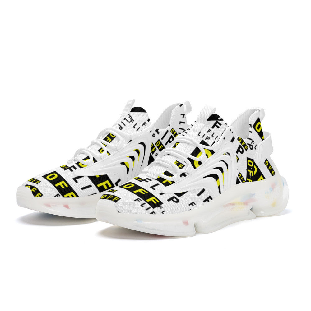 Flip Off | AirFoam React V1 | Classic White |